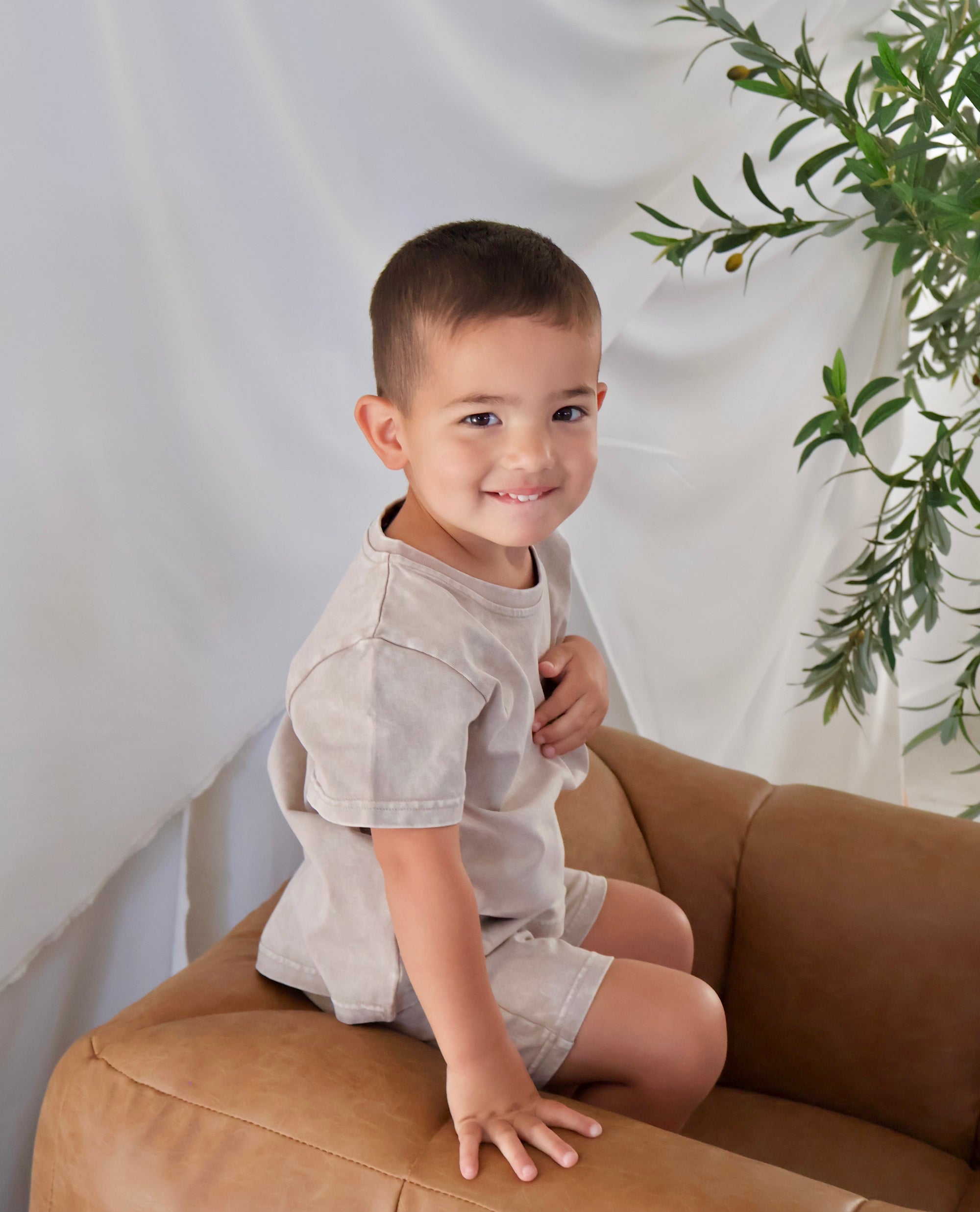 Kids in Cascade + Cactus matching sets