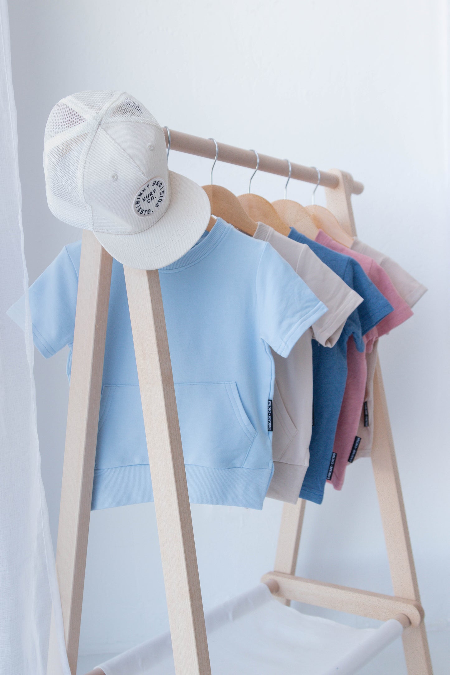 Short Sleeve Sweatshirt - Biscotti