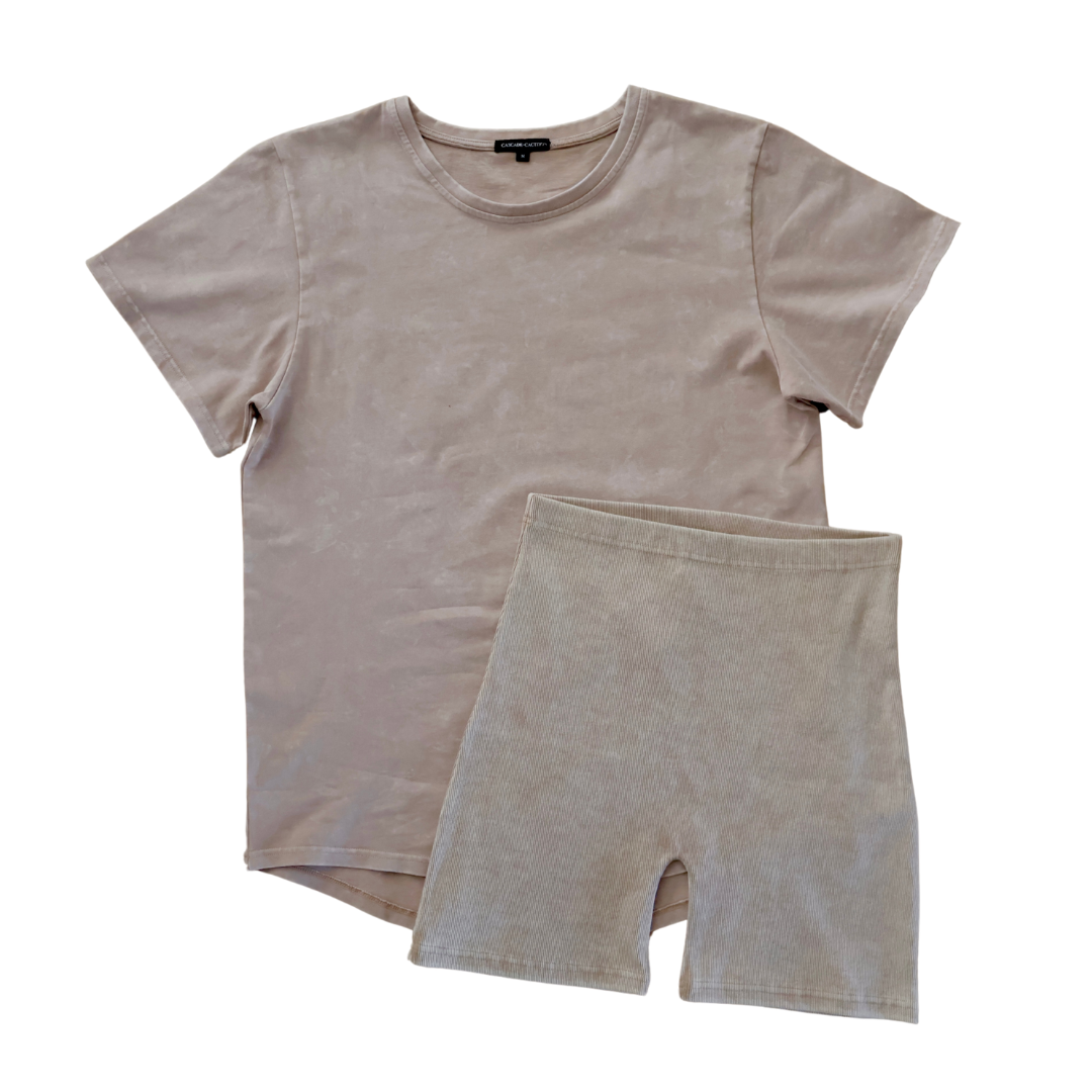 Women's Drift Mineral Wash Set - San Dune Tan