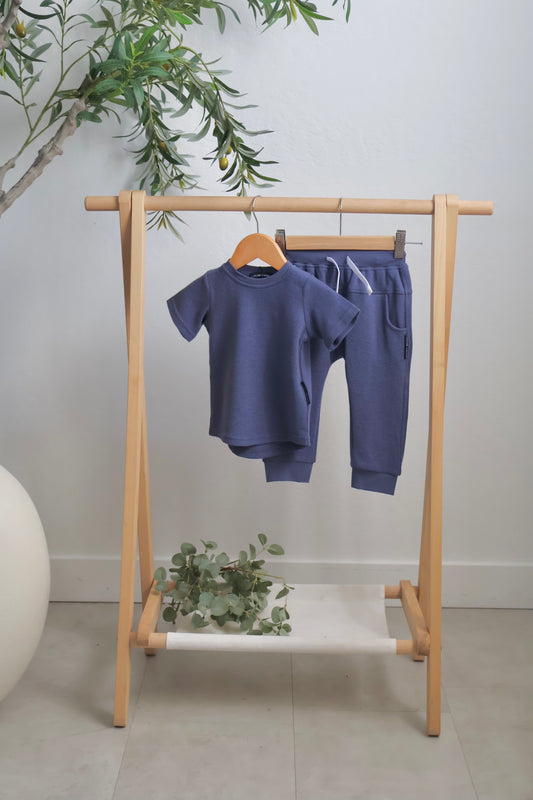 Desert Waffle Set - Storm Blue